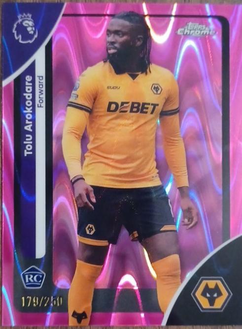 Tolu Arokodare [Pink RayWave Refractor] #191