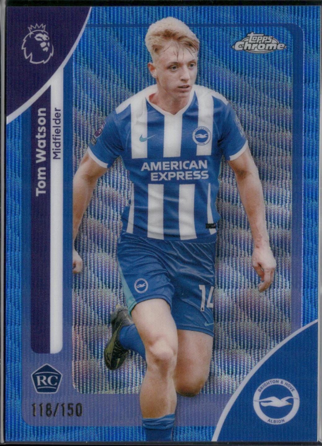Tom Watson [Blue Wave Refractor] #44
