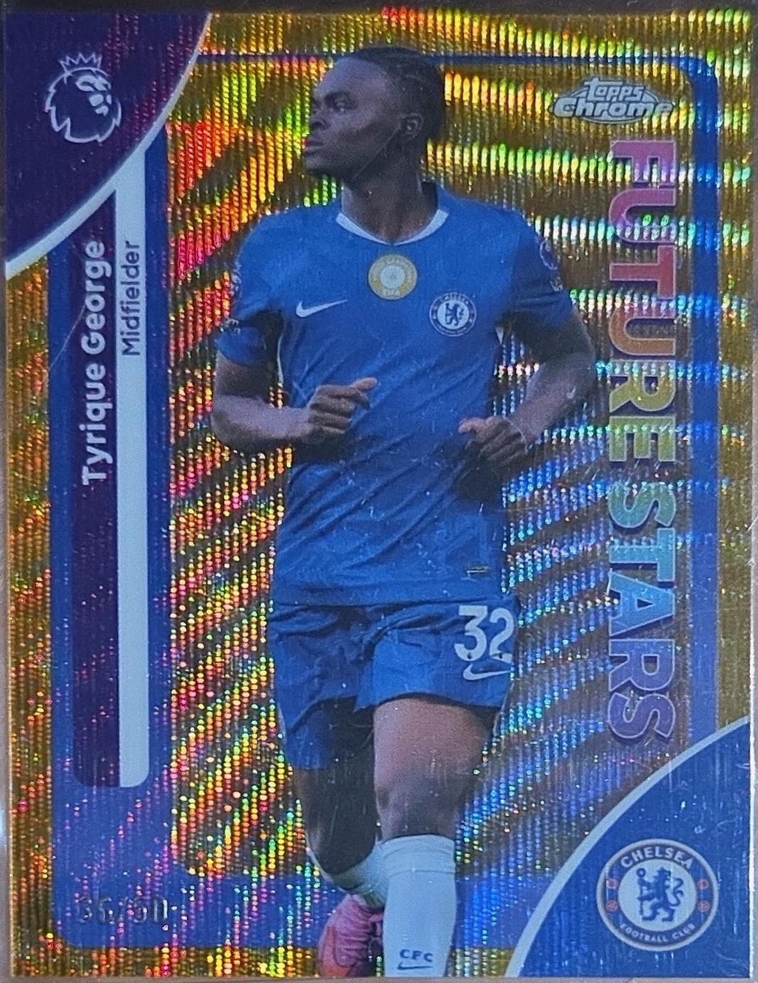 Tyrique George [Gold Wave Refractor] #70