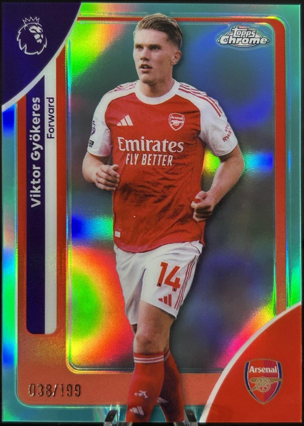 Viktor Gyokeres [Aqua Refractor] #15