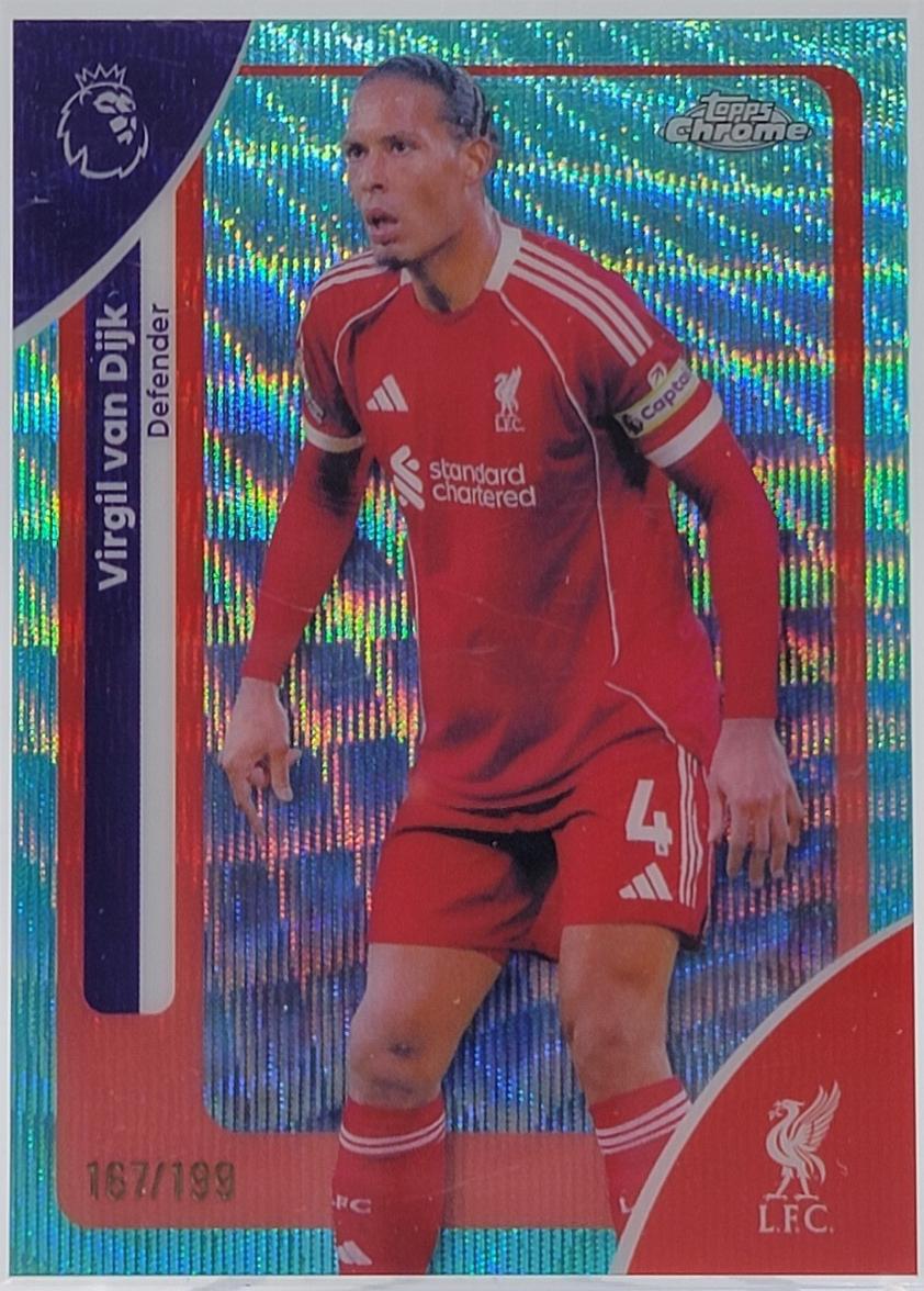 Virgil van Dijk [Aqua Wave Refractor] #116