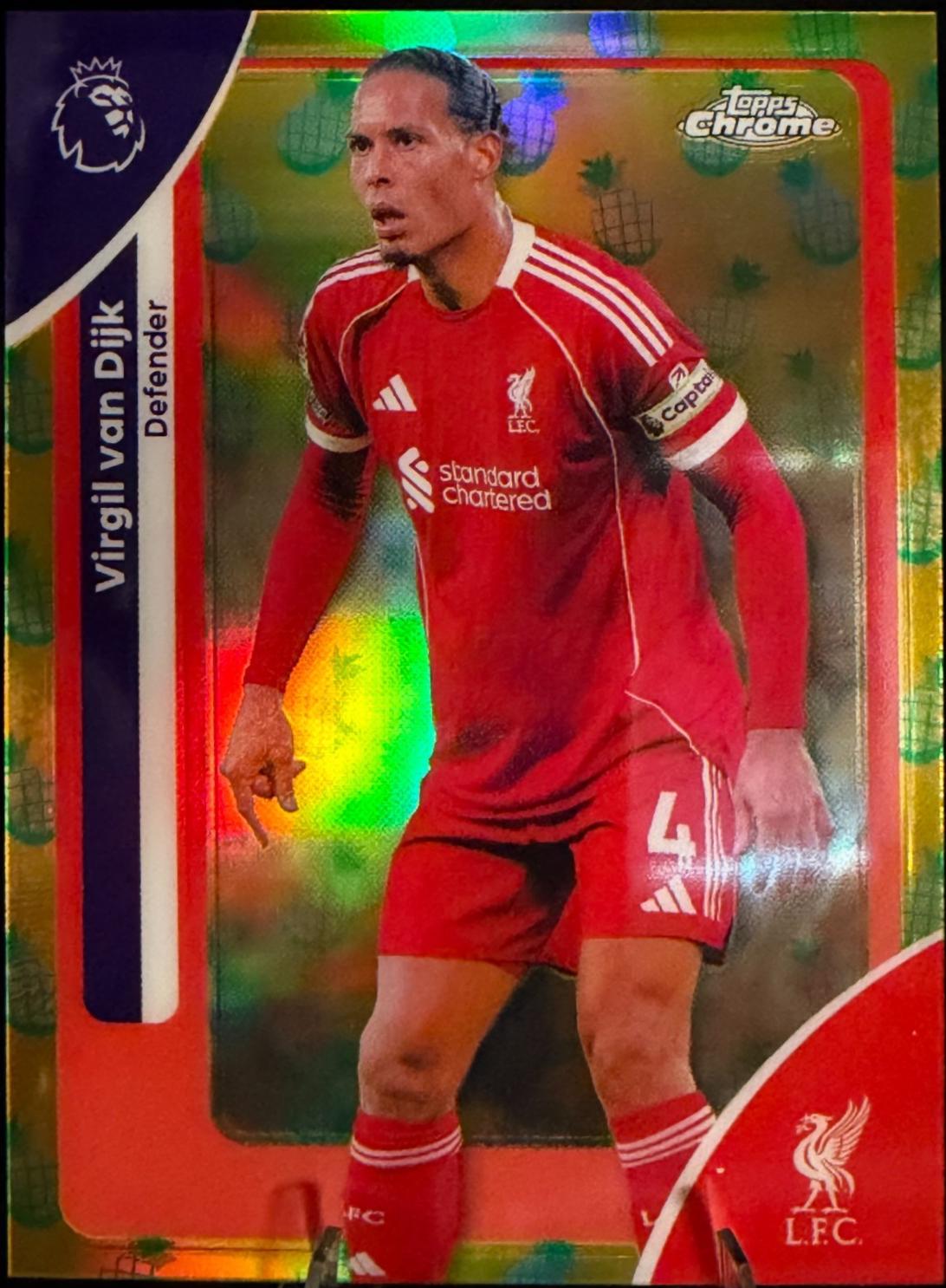 Virgil van Dijk [Pineapple Blast Refractor] #116