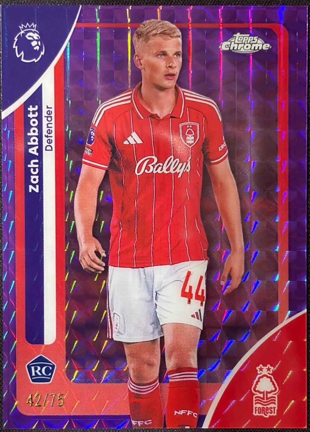 Zach Abbott [Purple Geometric Refractor] #157