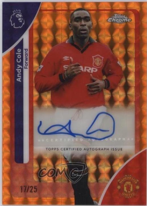 Andy Cole [Orange Geometric] #CA-AC