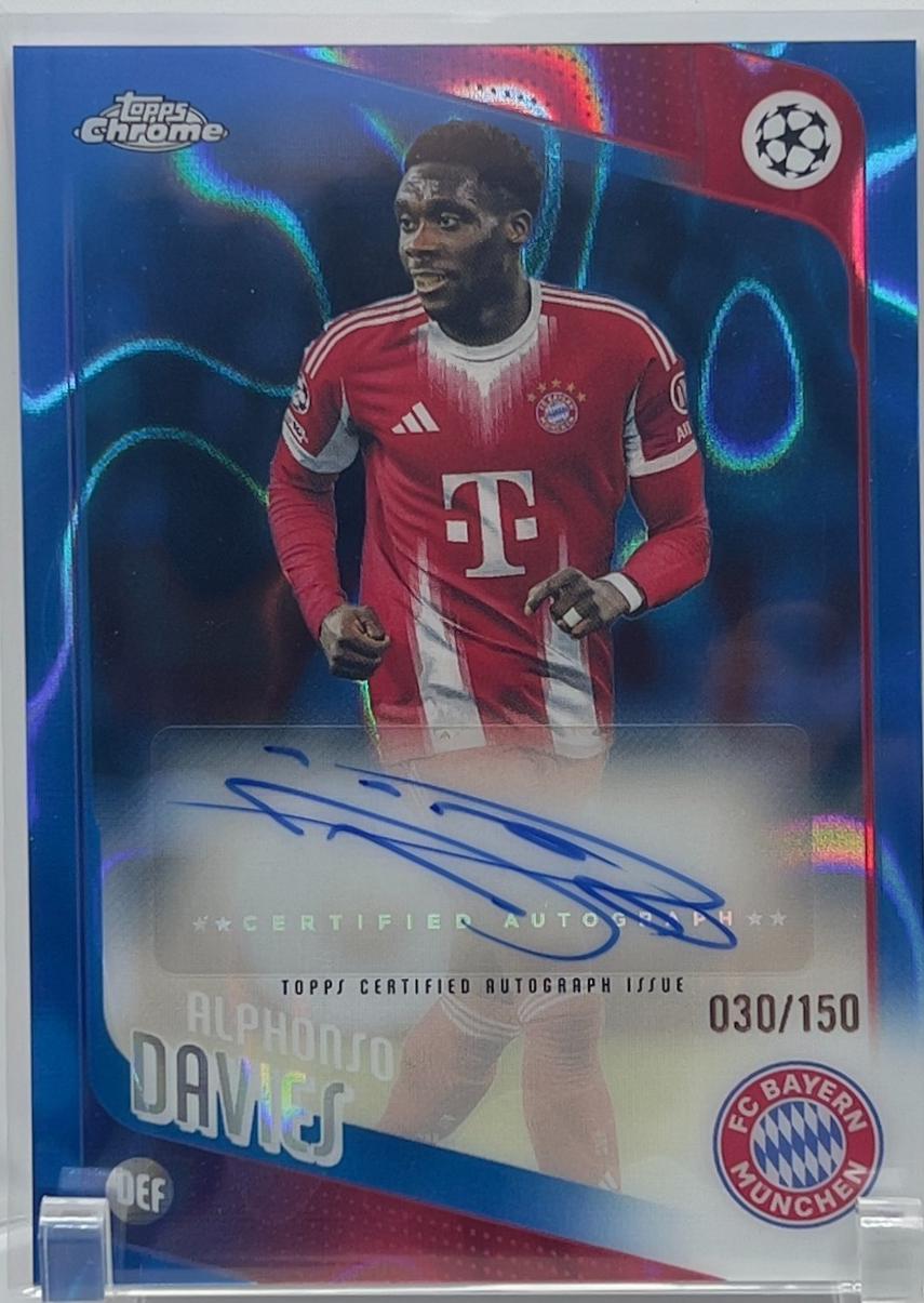 Alphonso Davies [Blue Lava] #CA-AD