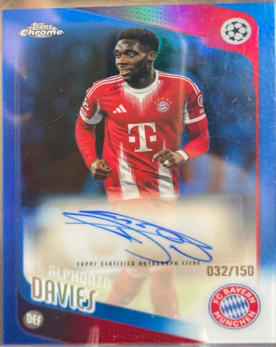 Alphonso Davies [Blue] #CA-AD