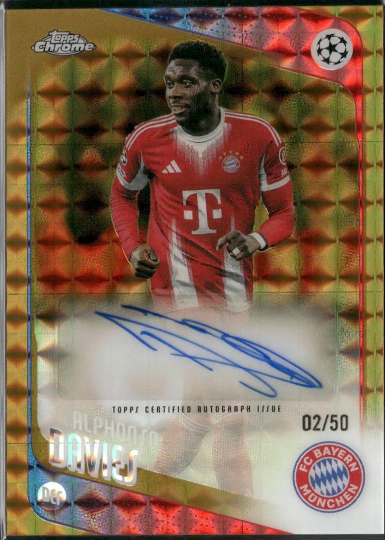Alphonso Davies [Gold Geometric] #CA-AD