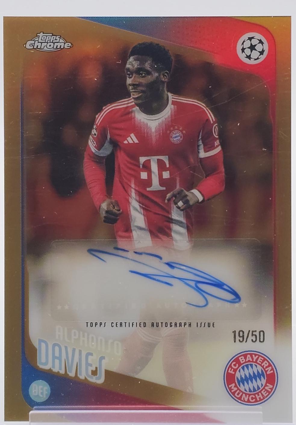 Alphonso Davies [Gold] #CA-AD