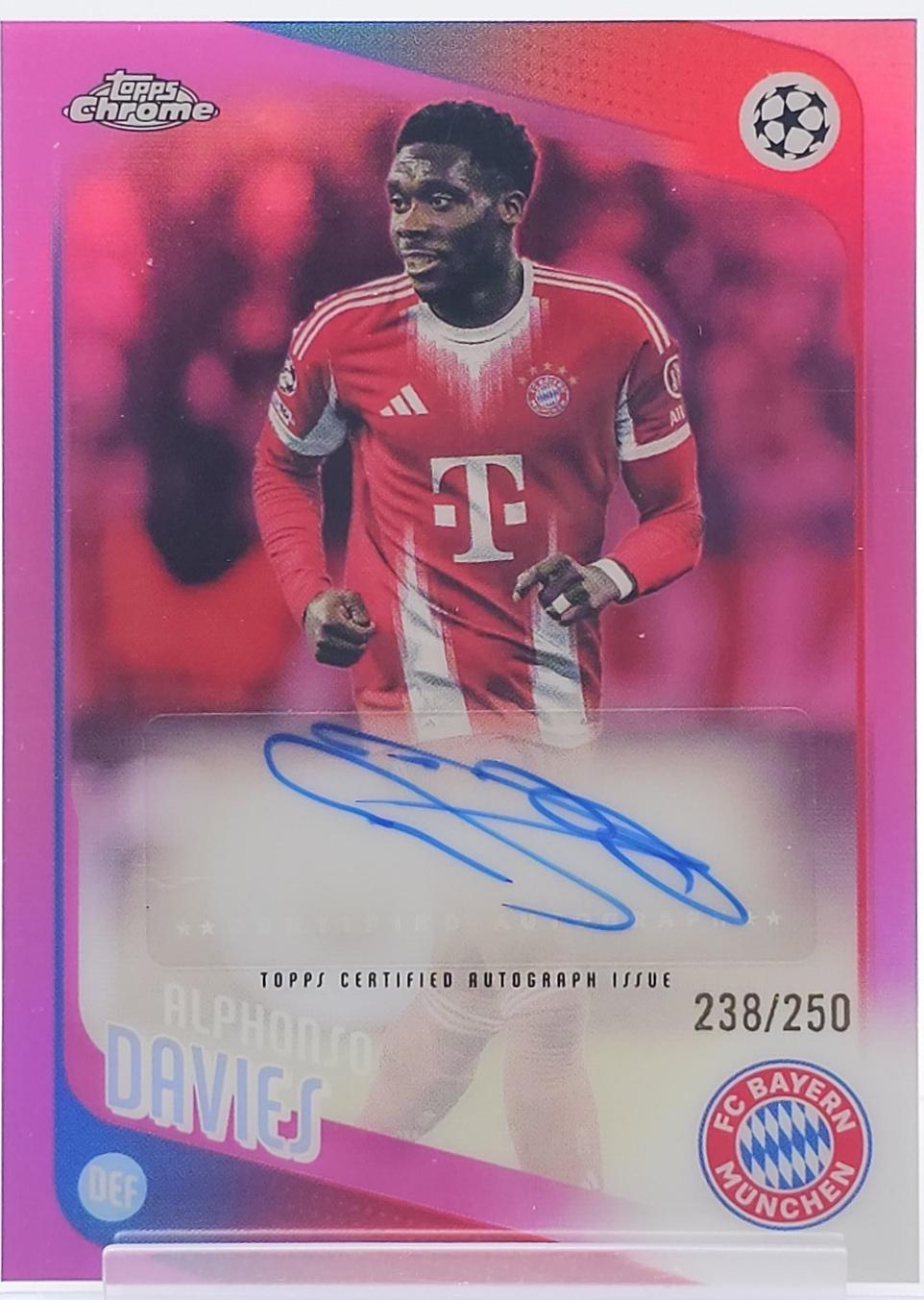 Alphonso Davies [Pink] #CA-AD