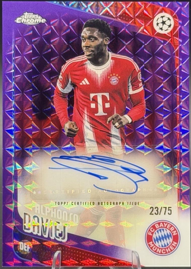 Alphonso Davies [Purple Geometric] #CA-AD
