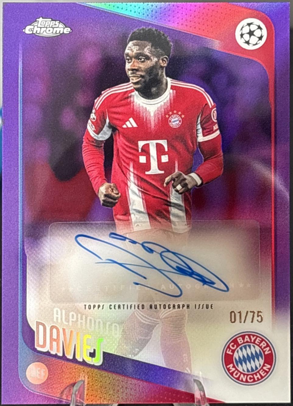Alphonso Davies [Purple] #CA-AD