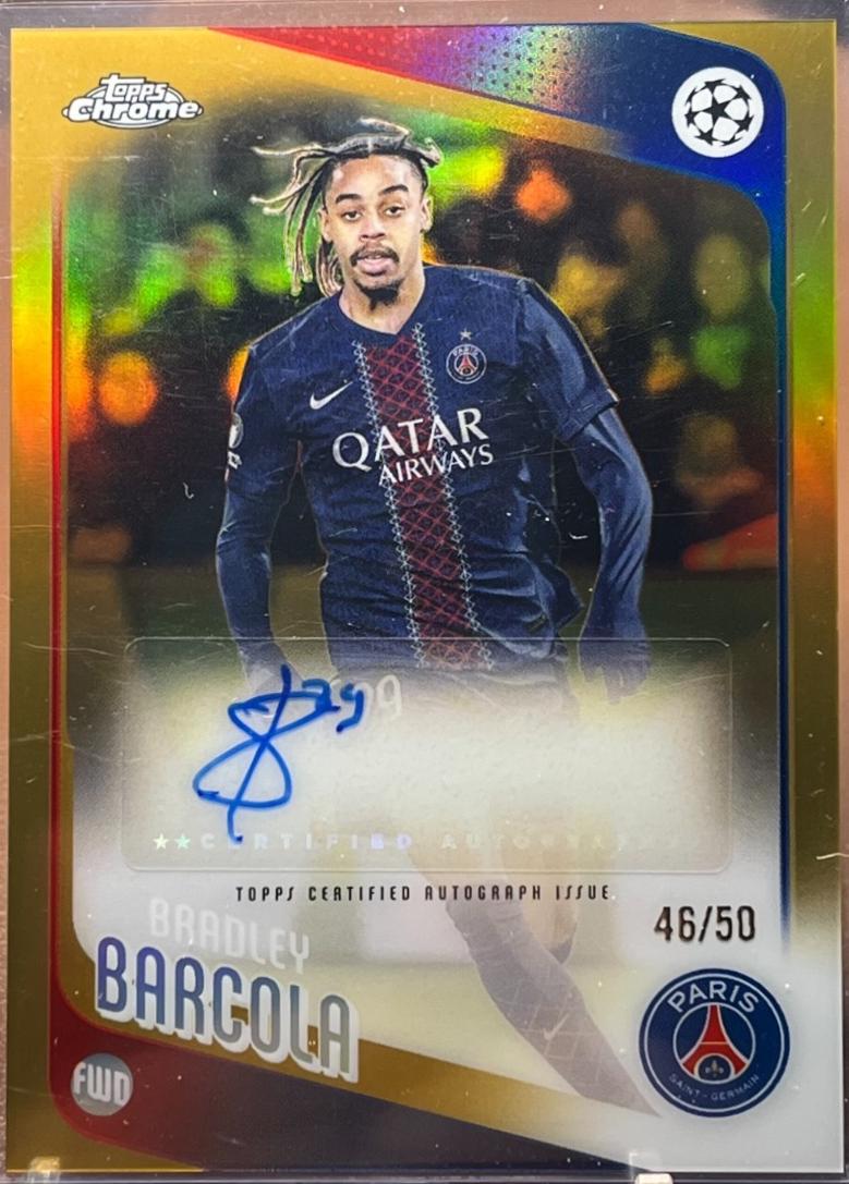 Bradley Barcola [Gold] #CA-BB