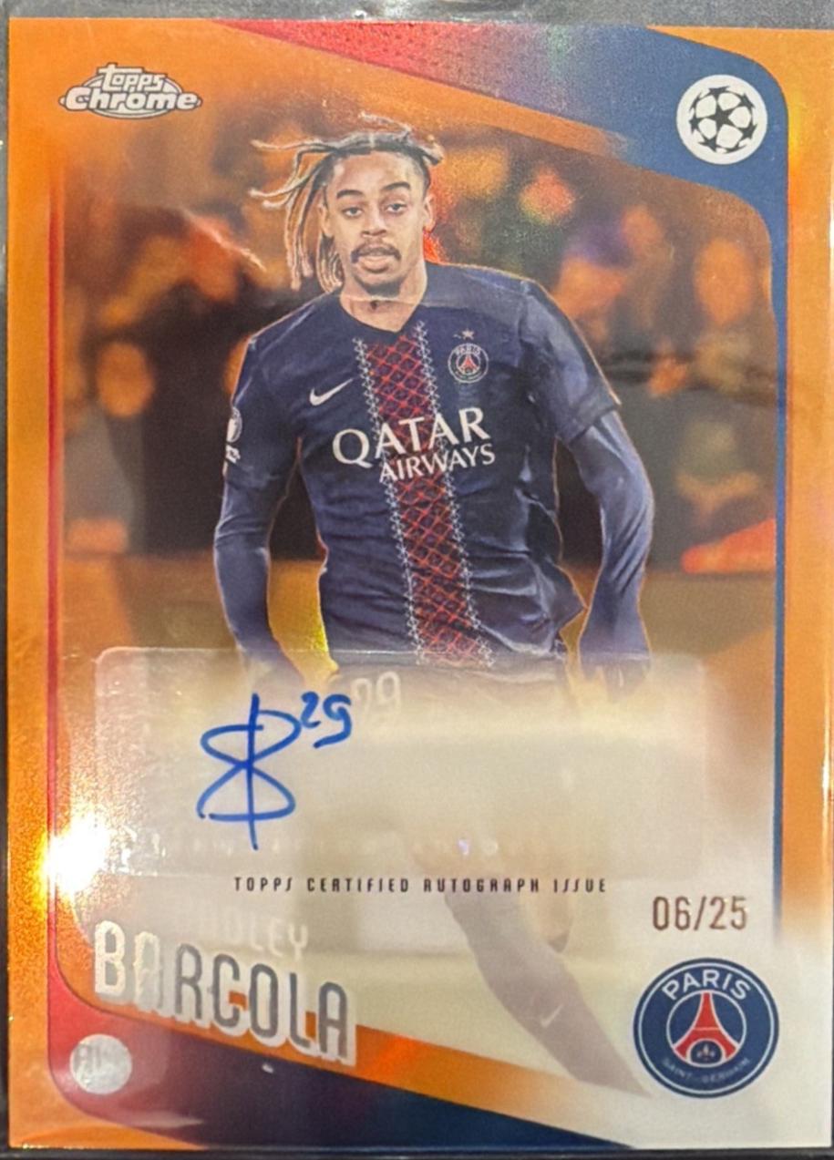 Bradley Barcola [Orange] #CA-BB