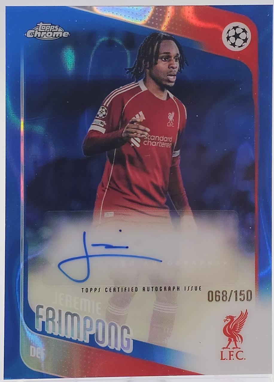 Jeremie Frimpong [Blue Lava] #CA-JF