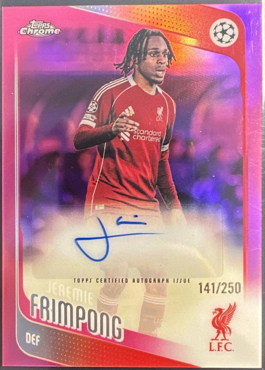 Jeremie Frimpong [Pink] #CA-JF