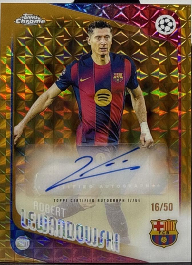 Robert Lewandowski [Gold Geometric] #CA-RL