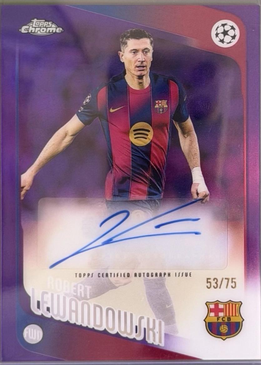 Robert Lewandowski [Purple] #CA-RL