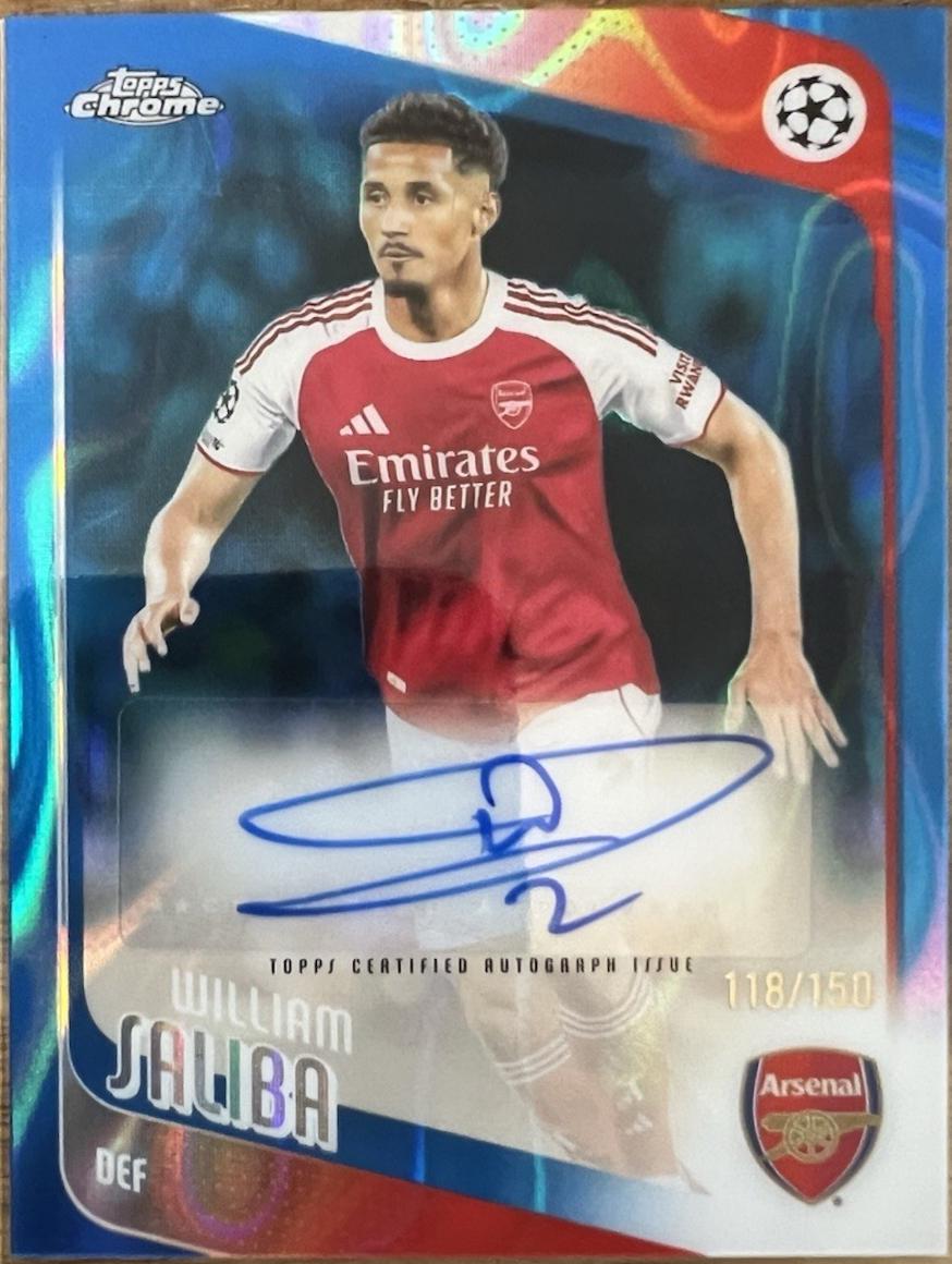 William Saliba [Blue Lava] #CA-WS