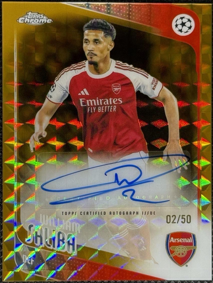 William Saliba [Gold Geometric] #CA-WS