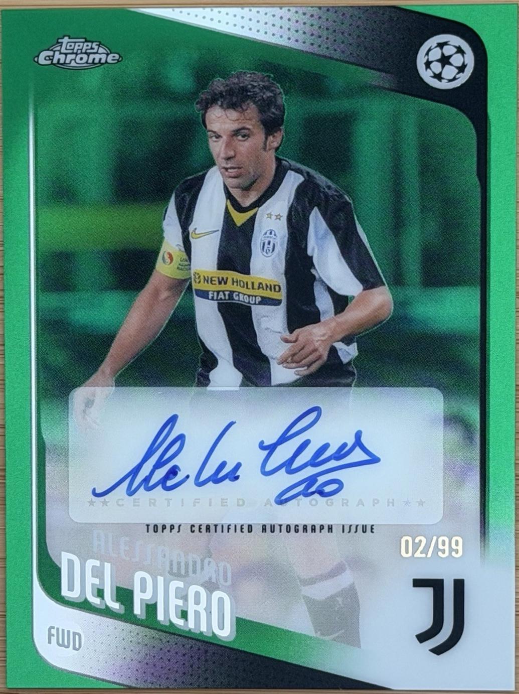 Alessandro Del Piero [Green] #CLA-ADP