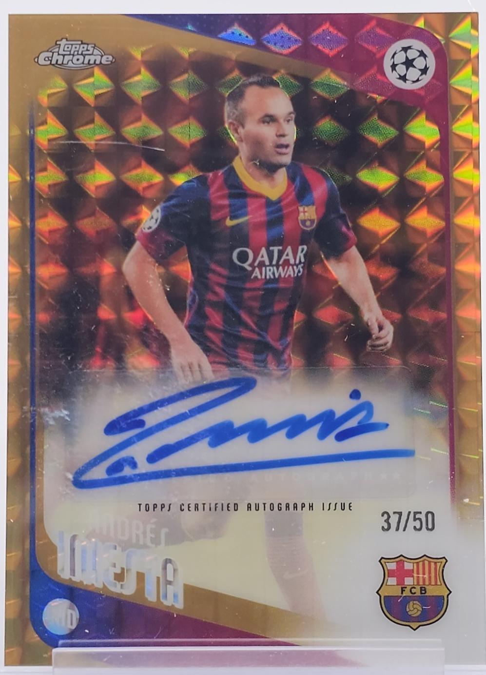 Andres Iniesta [Gold Geometric] #CLA-AI