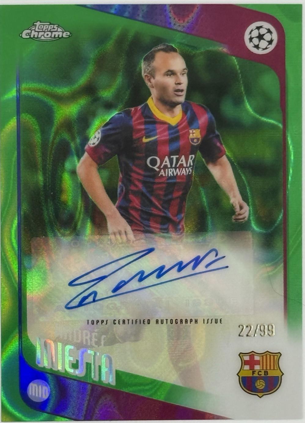 Andres Iniesta [Green Lava] #CLA-AI