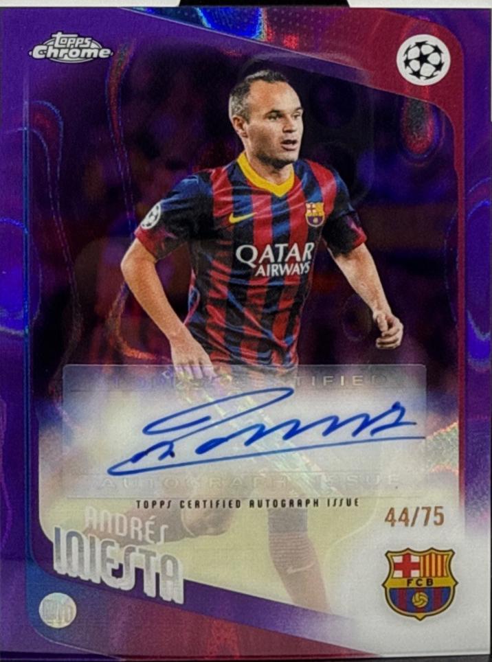 Andres Iniesta [Purple Lava] #CLA-AI