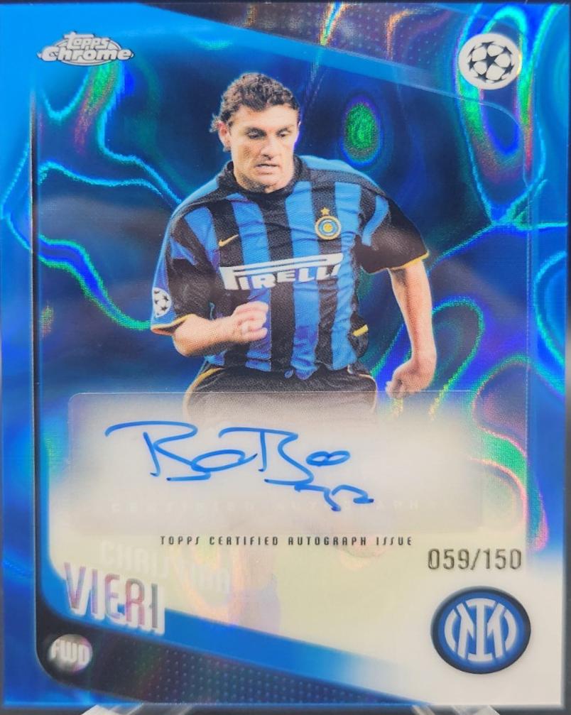 Christian Vieri [Blue] #CLA-CV