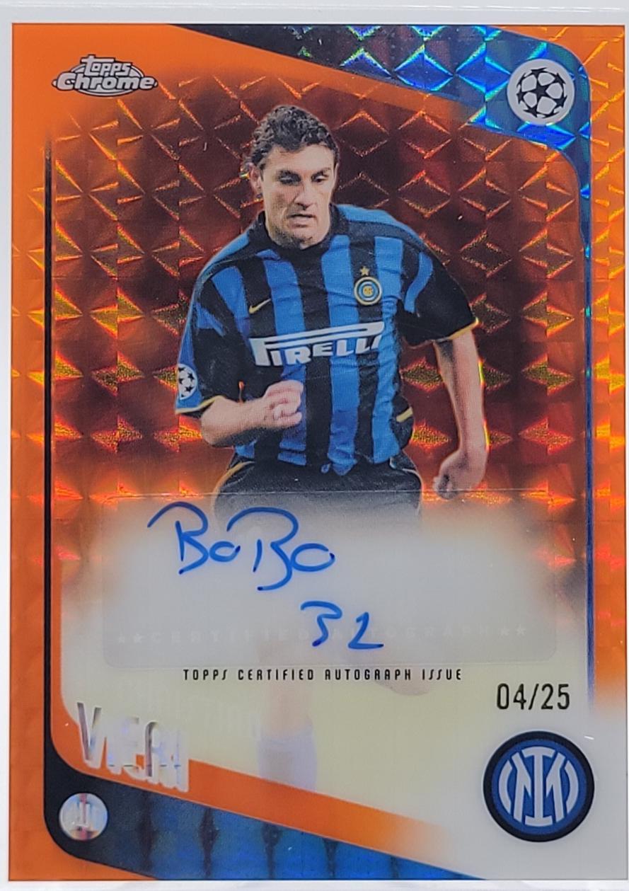 Christian Vieri [Orange Geometric] #CLA-CV