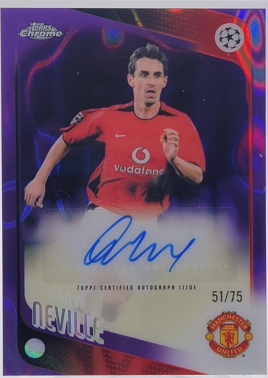 Gary Neville [Purple Lava] #CLA-GN