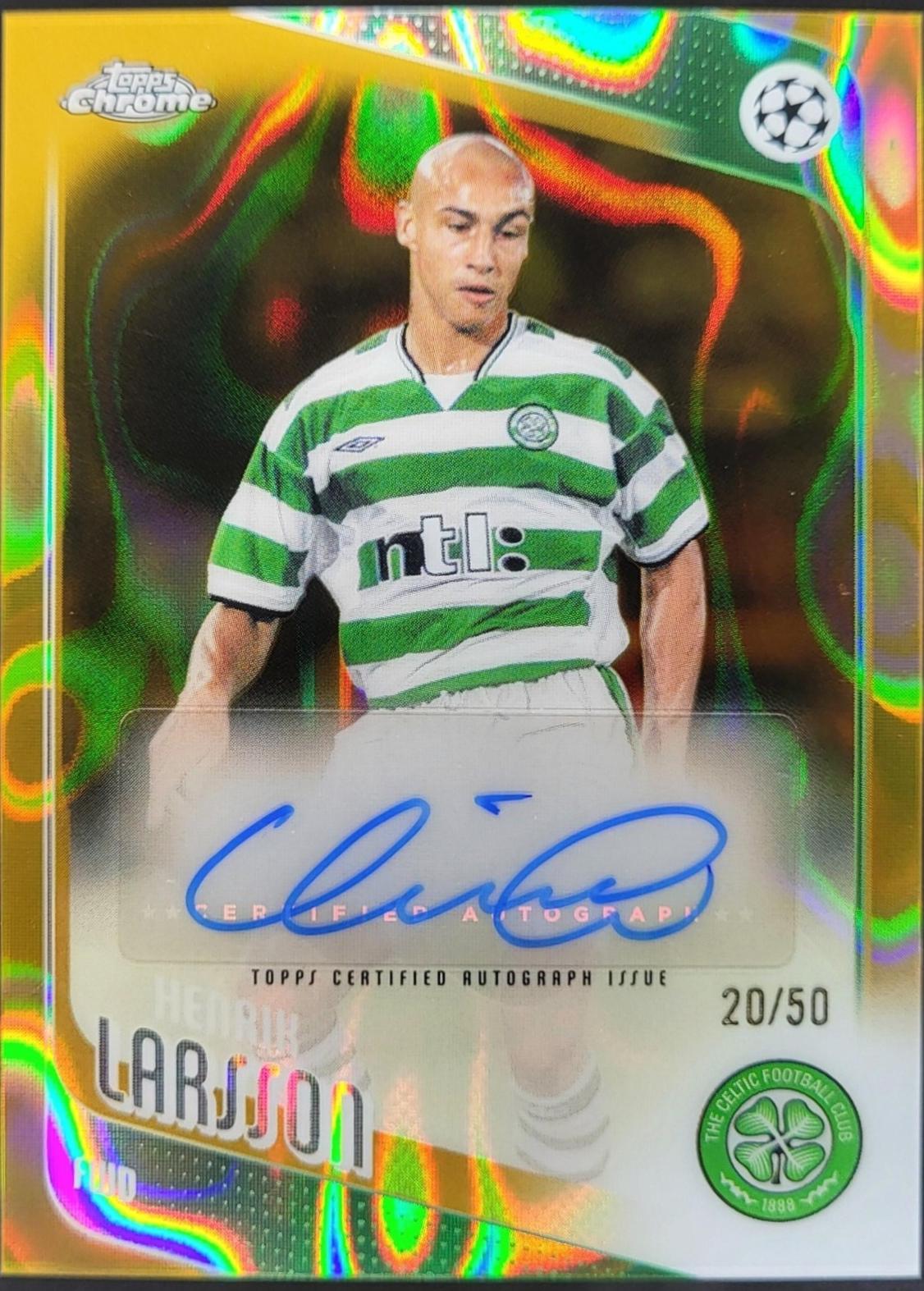 Henrik Larsson [Gold Lava] #CLA-HL