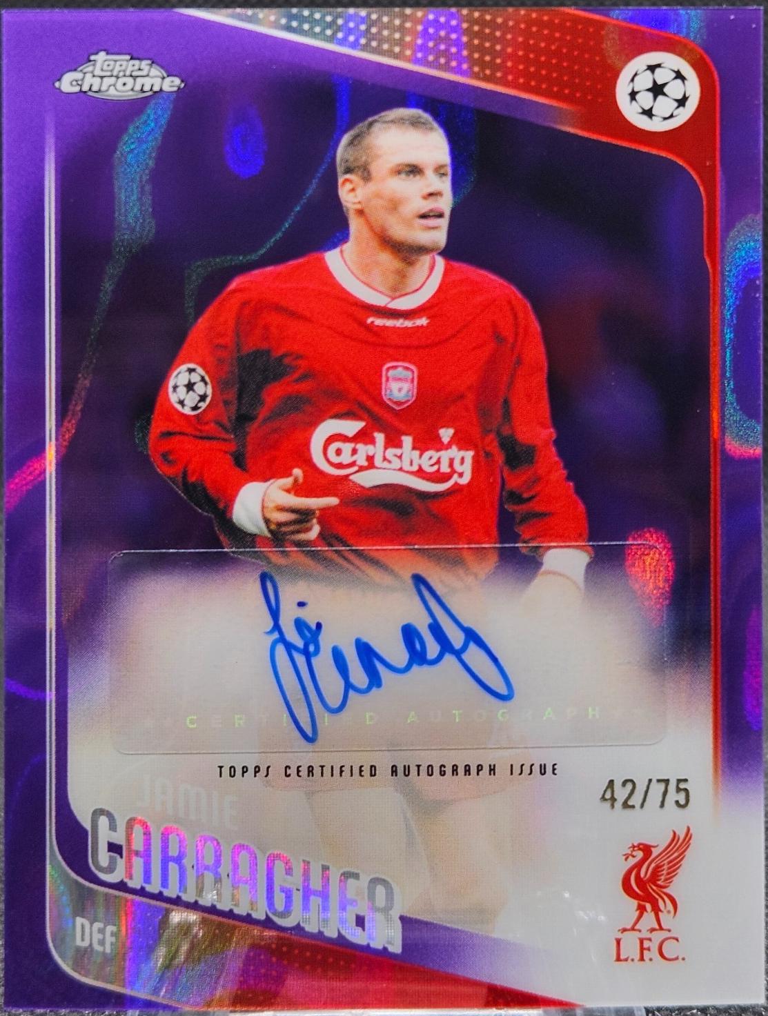 Jamie Carragher [Purple Lava] #CLA-JC