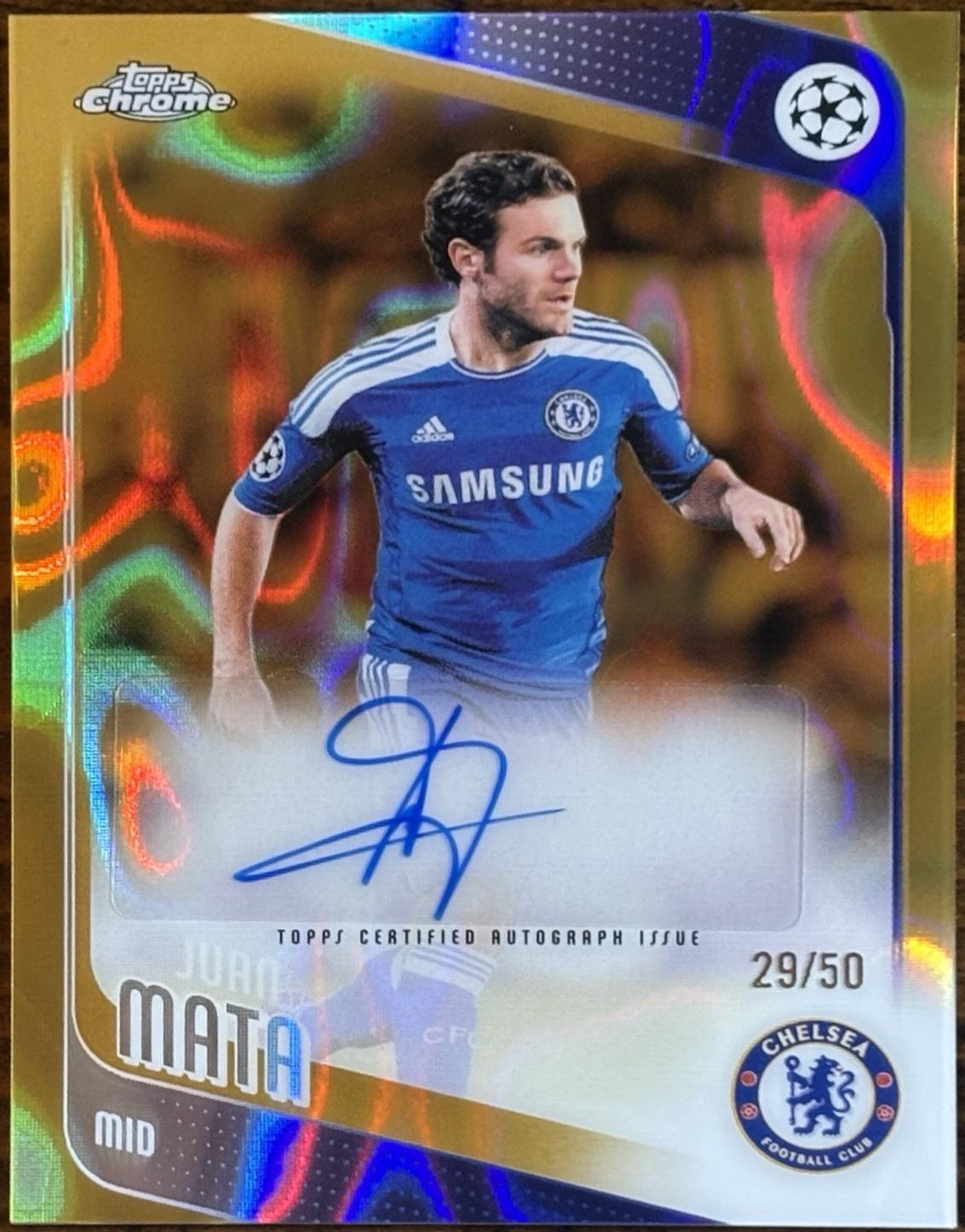 Juan Mata [Gold Lava] #CLA-JM