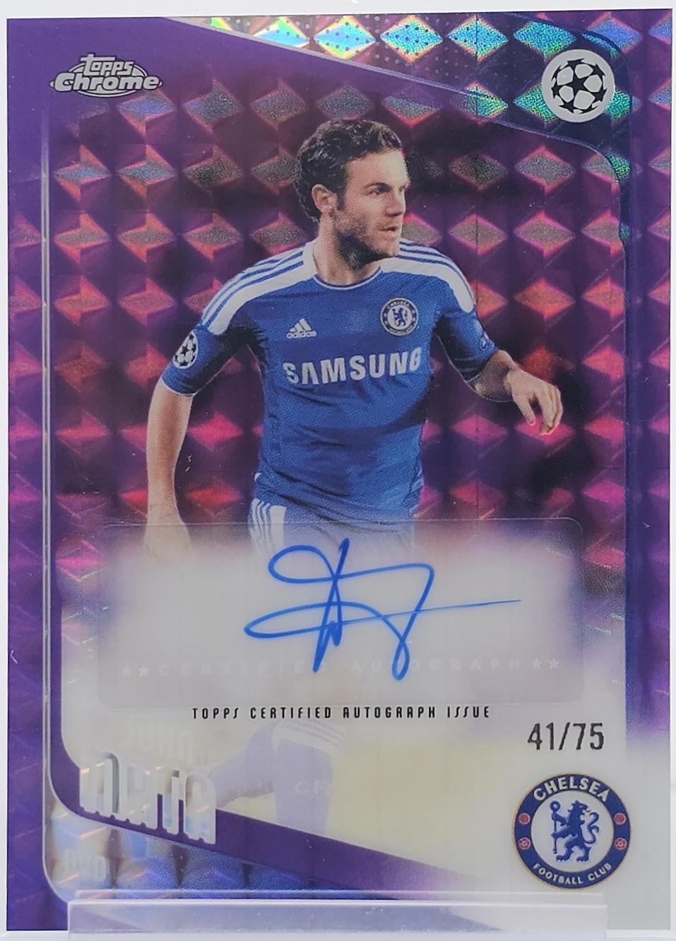Juan Mata [Purple Geometric] #CLA-JM