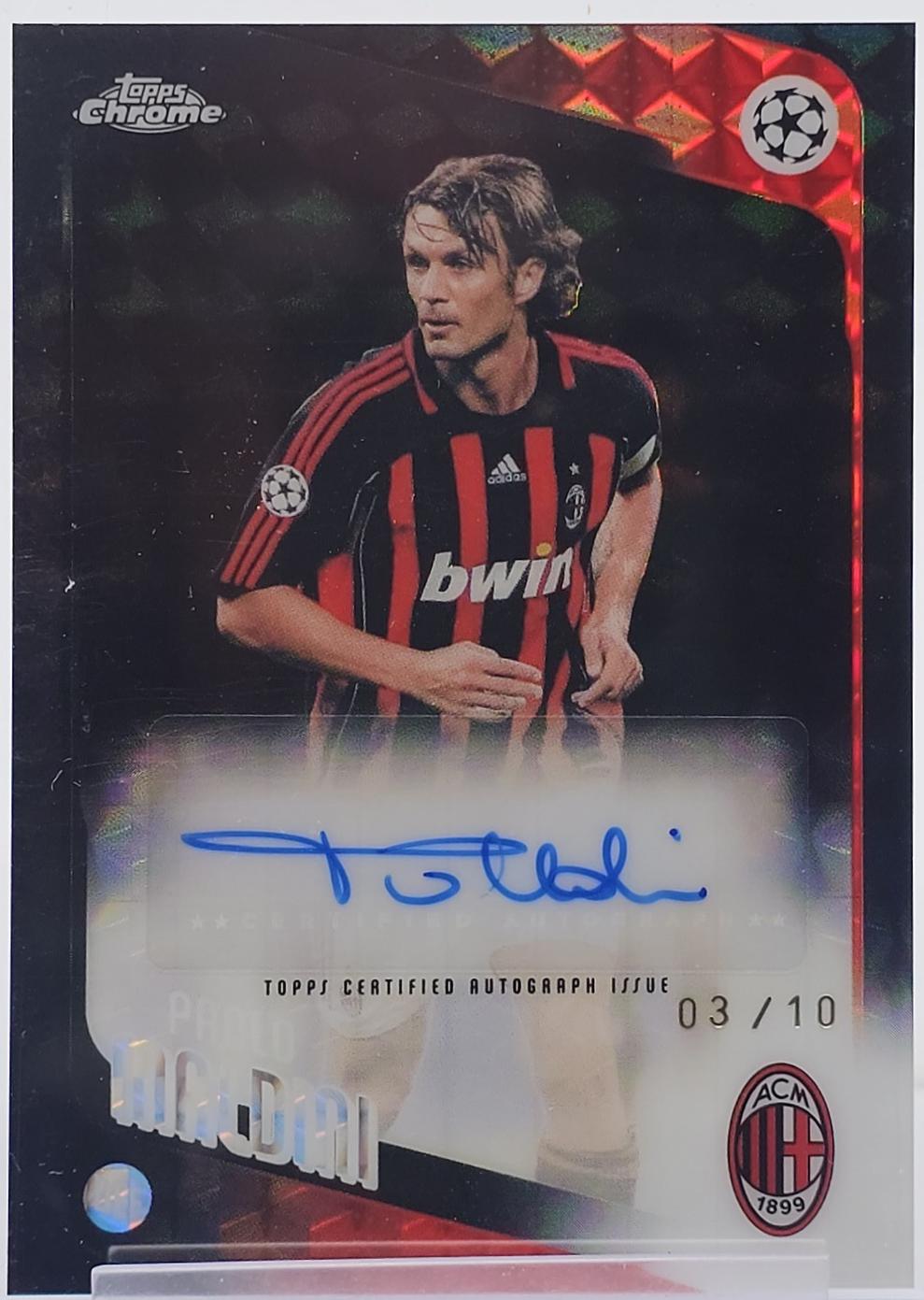 Paolo Maldini [Black Geometric] #CLA-PM
