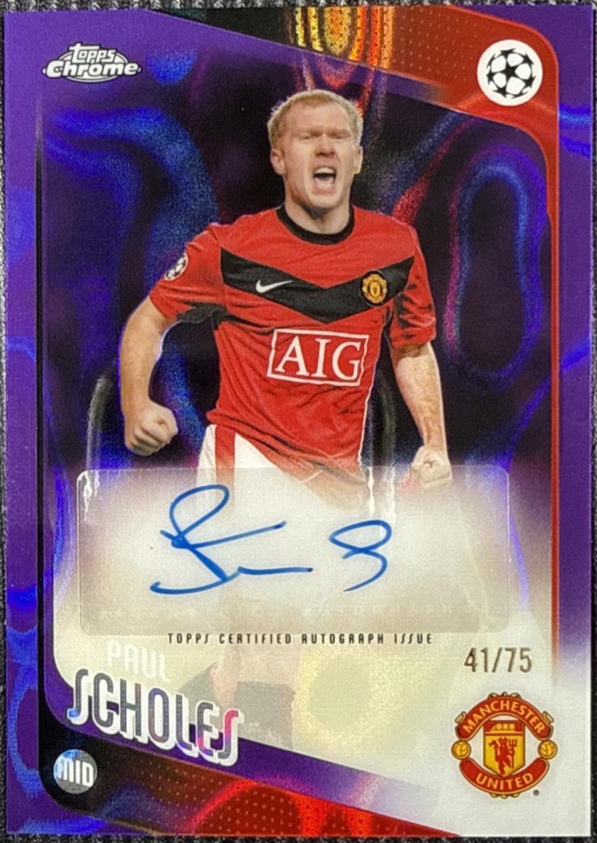 Paul Scholes [Purple Lava] #CLA-PS