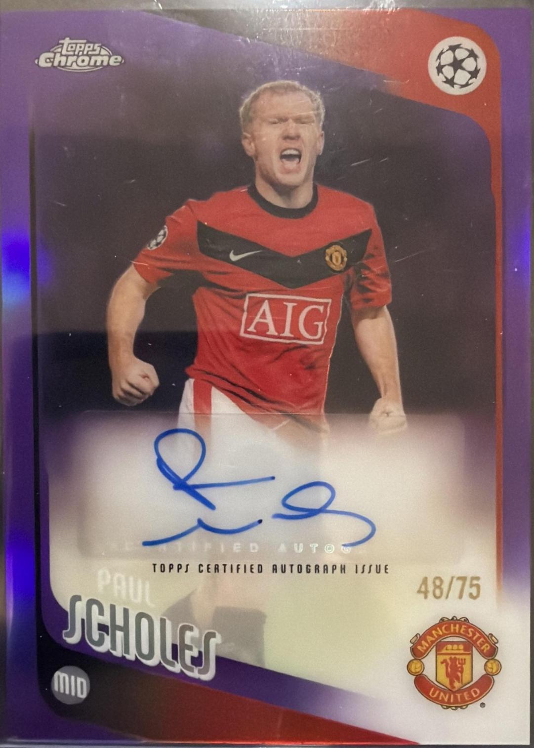 Paul Scholes [Purple] #CLA-PS