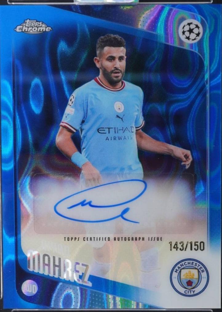 Riyad Mahrez [Blue Lava] #CLA-RM