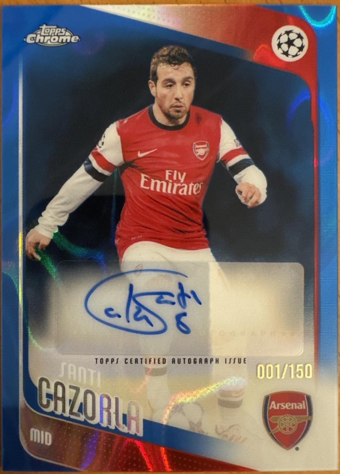 Santi Cazorla [Blue Lava] #CLA-SC