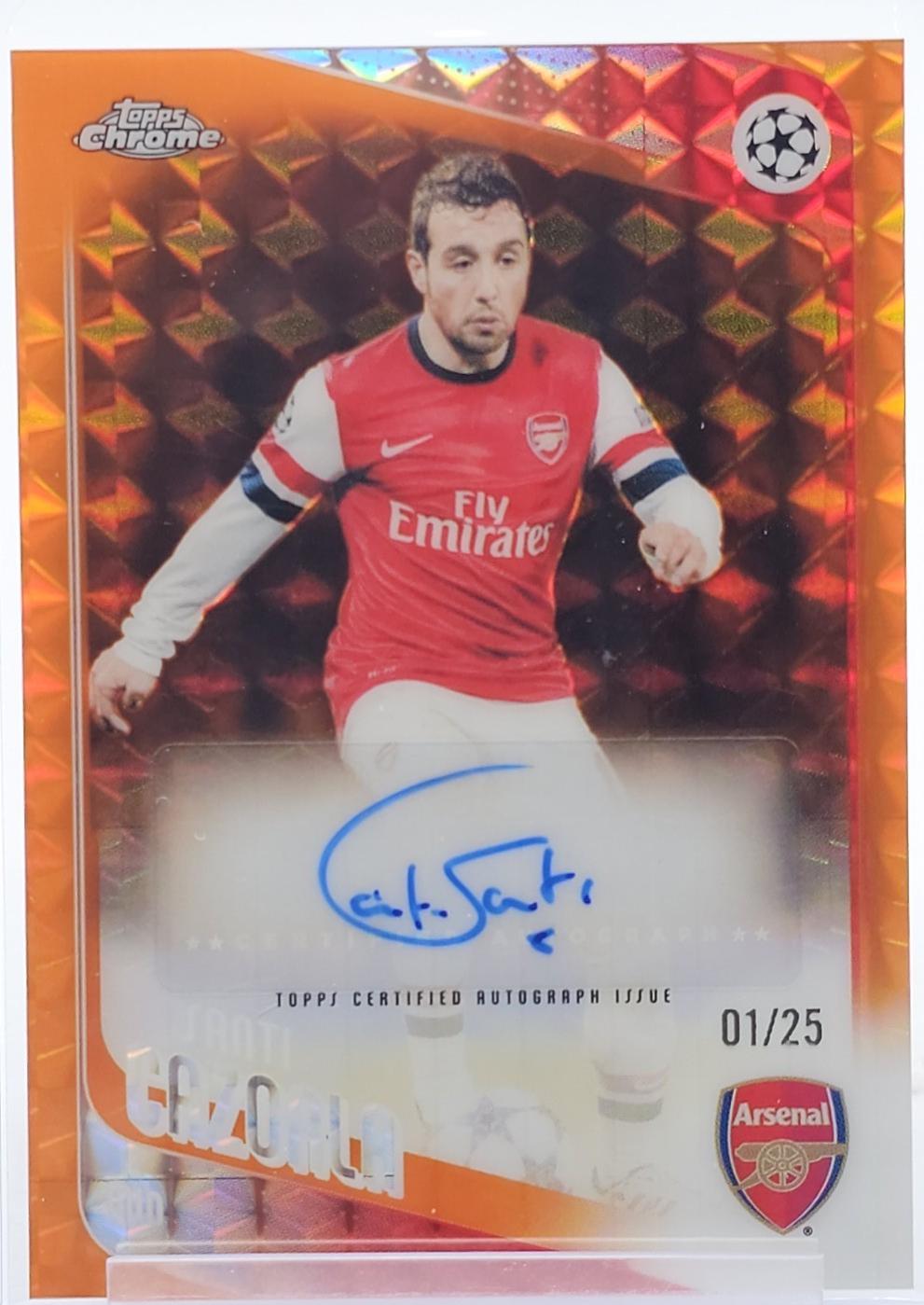 Santi Cazorla [Orange Geometric] #CLA-SC