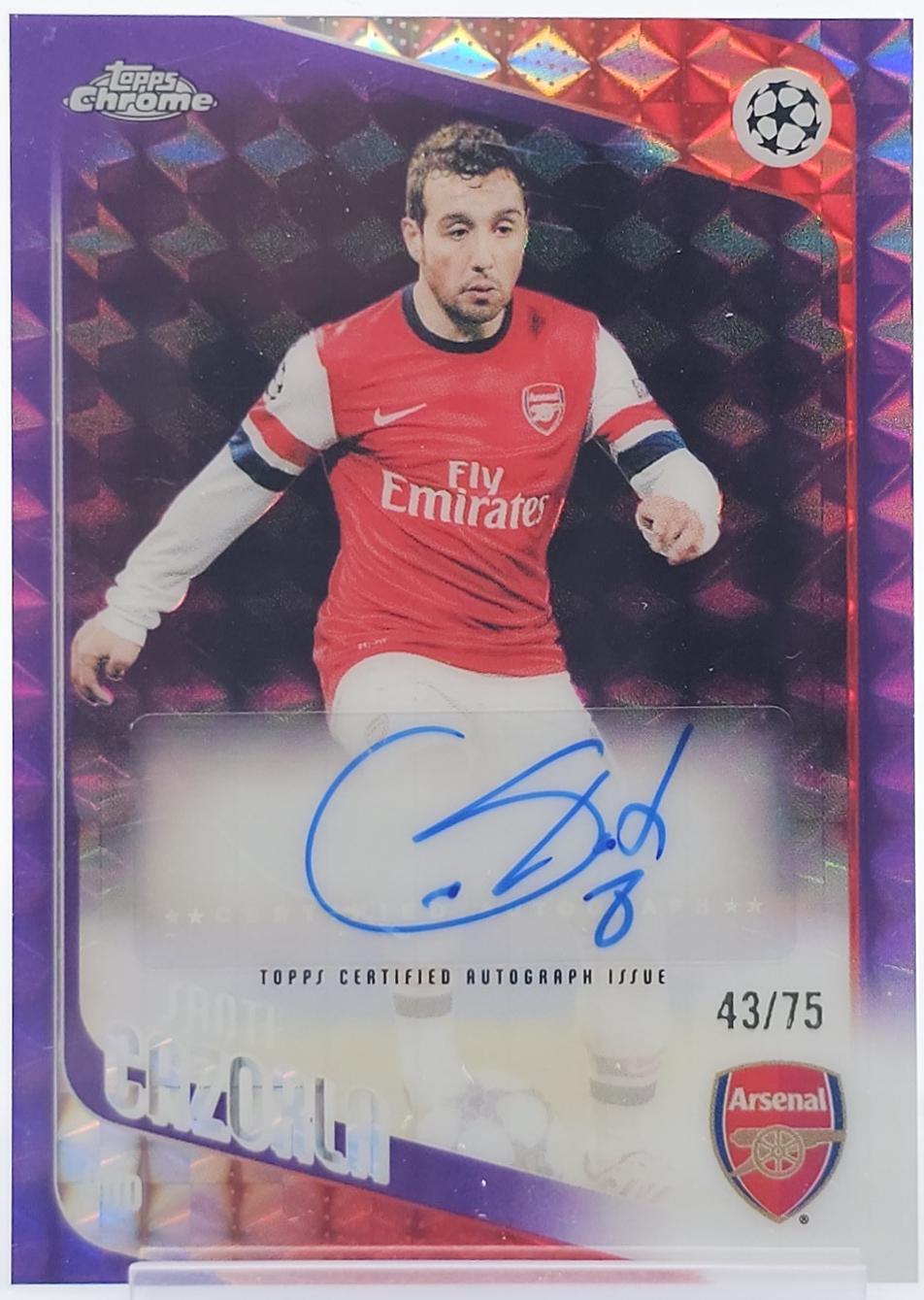Santi Cazorla [Purple Geometric] #CLA-SC
