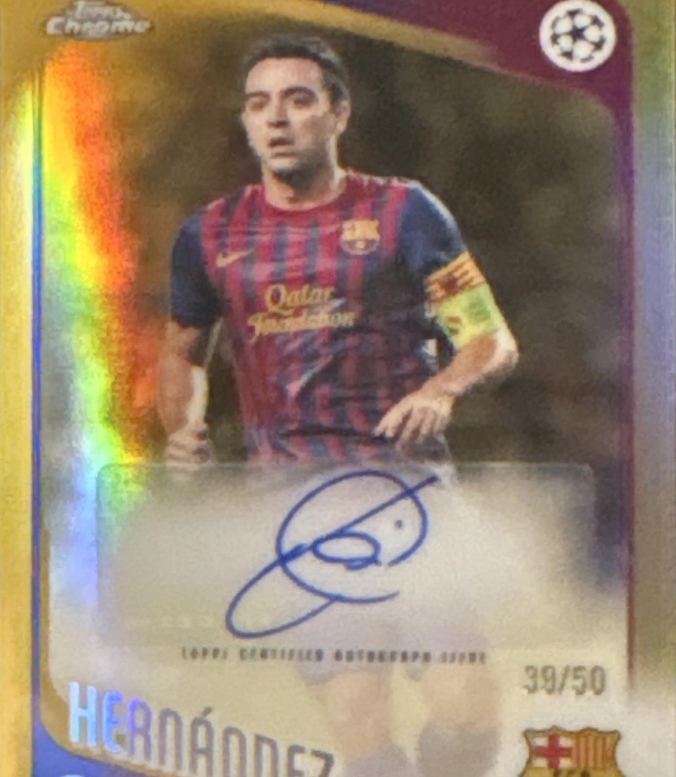 Xavi Hernandez [Gold] #CLA-XH
