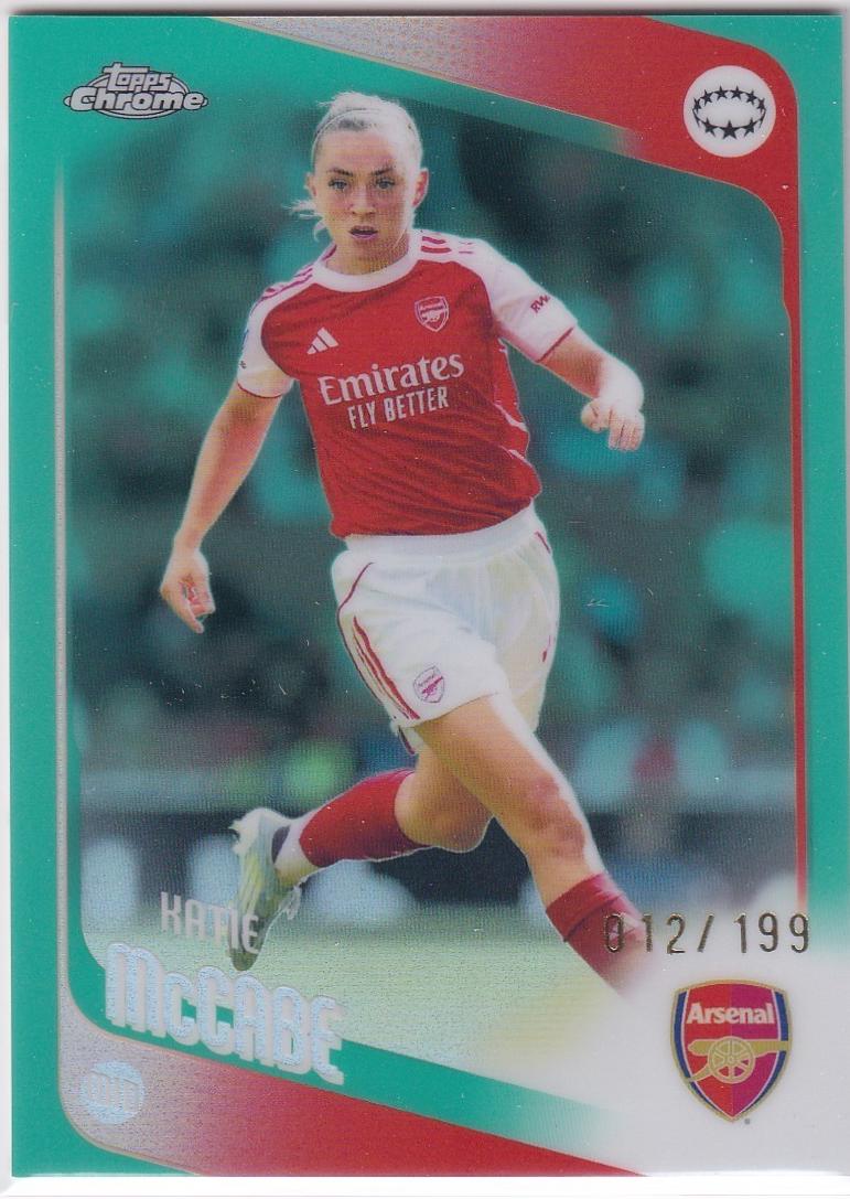 Katie McCabe [Aqua Refractor] #79