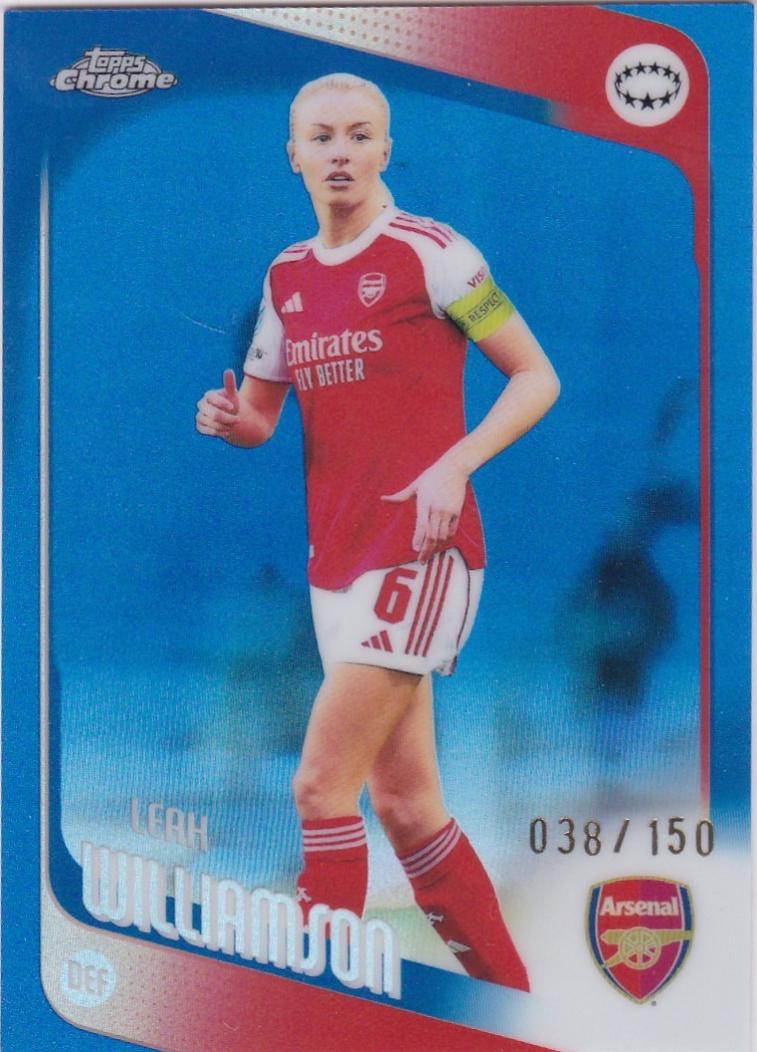 Leah Williamson [Blue Refractor] #4