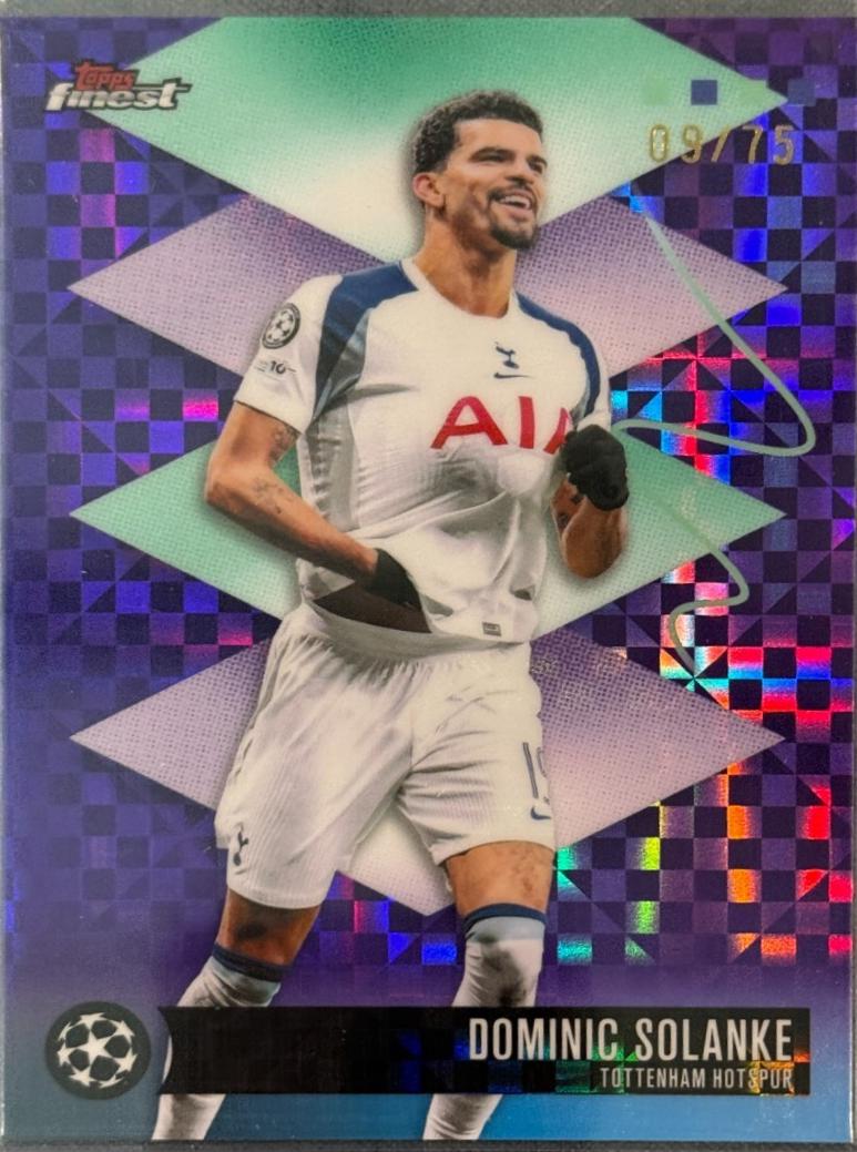 Dominic Solanke [Purple Checkerboard] #455