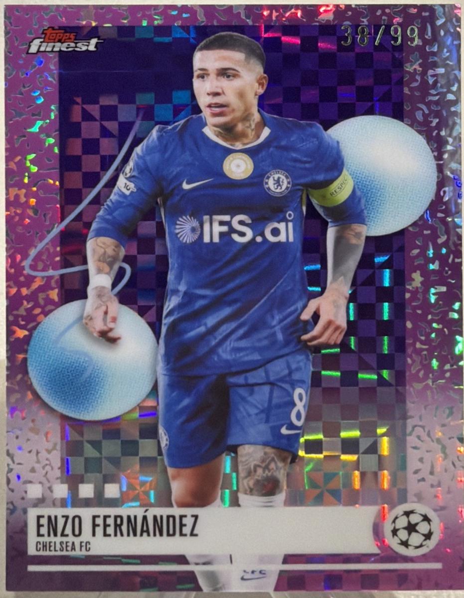 Enzo Fernandez [Blue Checkerboard] #231