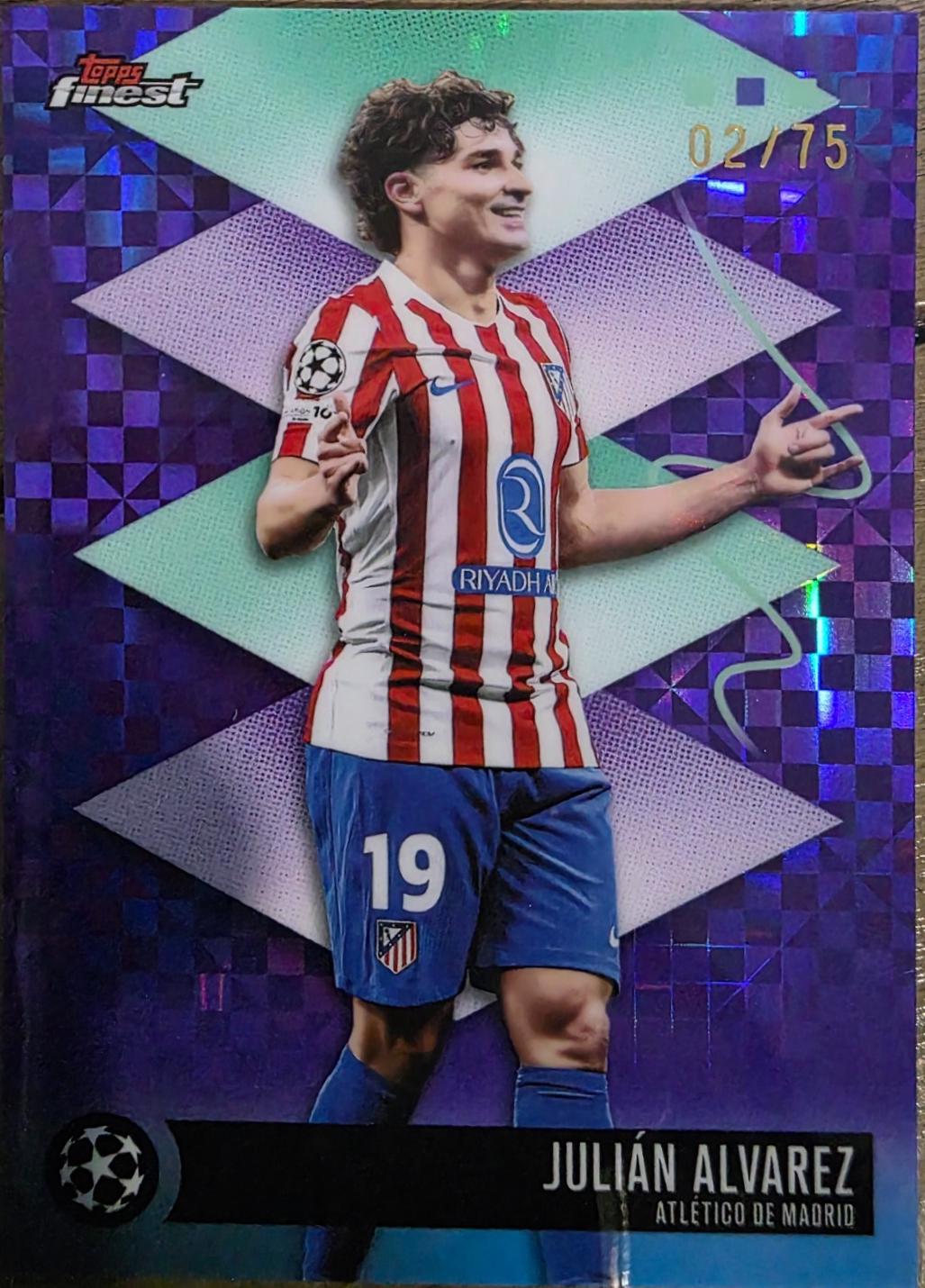 Julian Alvarez [Purple Checkerboard] #439