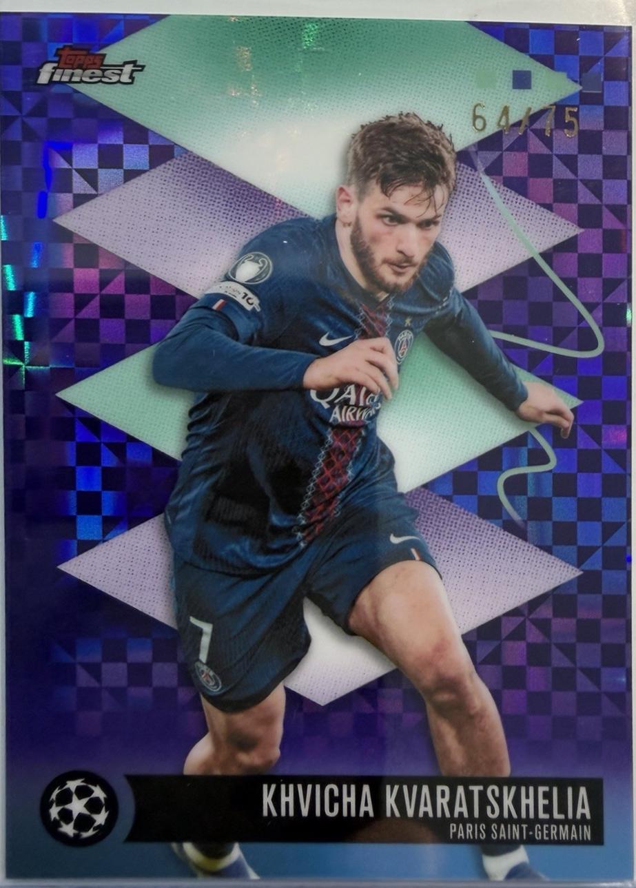 Khvicha Kvaratskhelia [Purple Checkerboard] #559