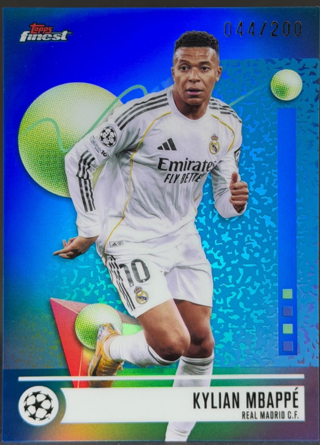 Kylian Mbappe [Blue Refractor] #161