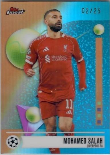 Mohamed Salah [Orange Refractor] #117
